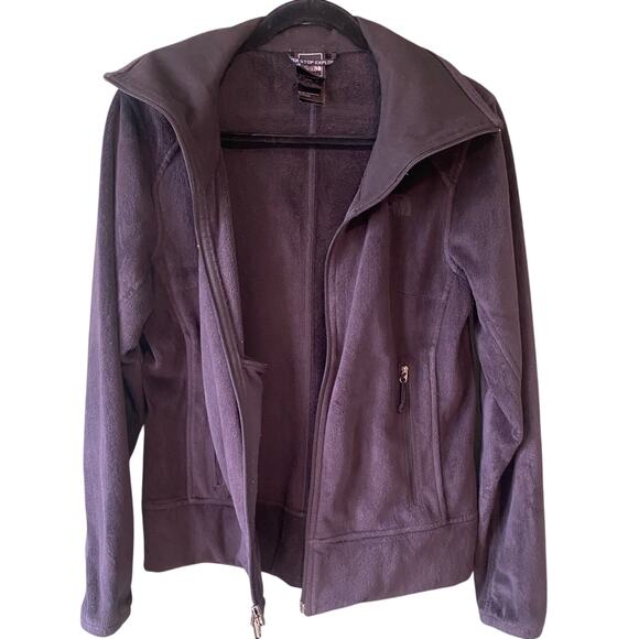 The North Face Jacket Womens Med Black Osito Gorpcore Athleisure Fleece Zip Up - Picture 9 of 12